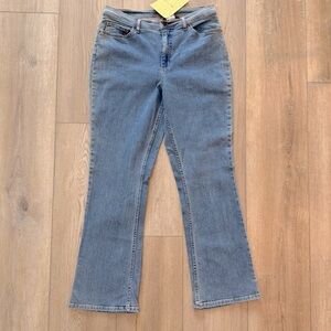 Vintage Denim & Co Classic High Rise Stretch Light-wash Denim‎ Jeans Women's 14